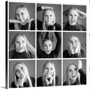 Littleton Senior Pictures of Girl Collages
