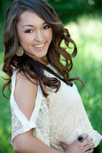 Senior Photo of a girl in Littleton