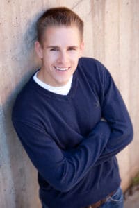 Senior Photo of a boy in Littleton