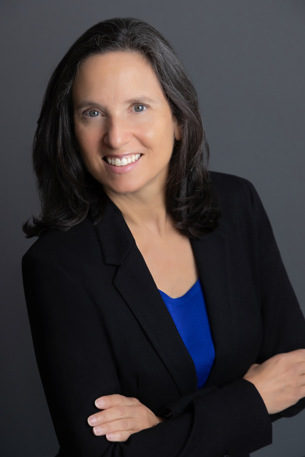 woman smiling in professional headshot photo