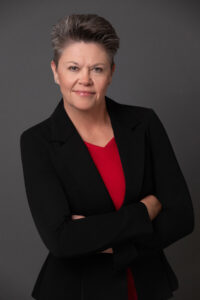 Denver corporate headshot of a woman CEO 60 