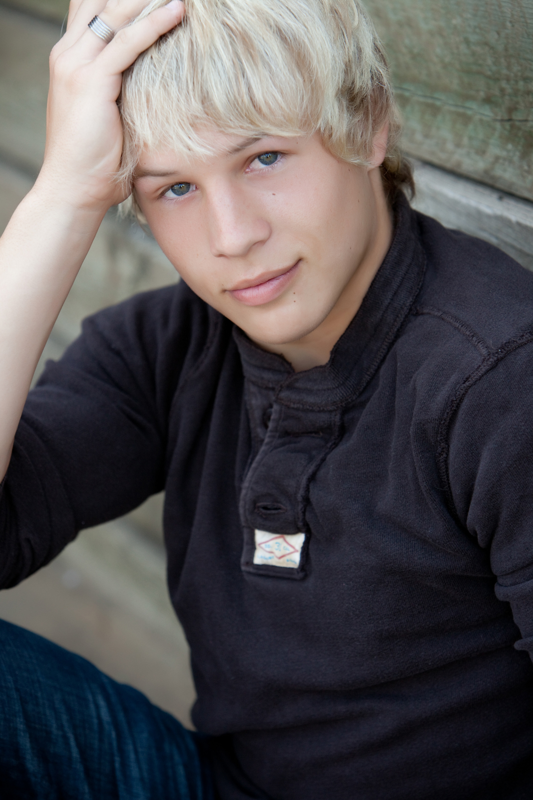 Senior Photo of a boy in Littleton