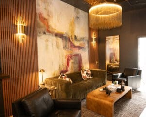 Denver corporate ribbon cutting event, newly renovated office space