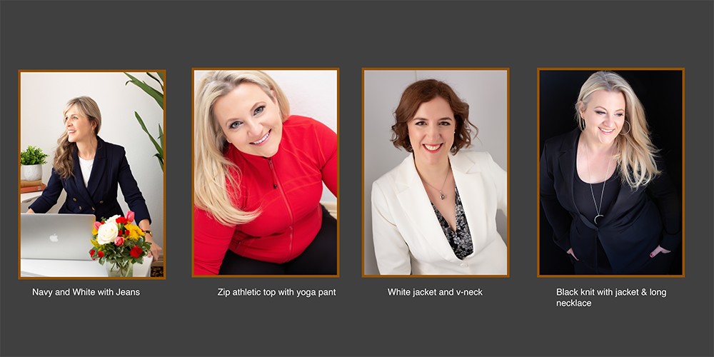Personal Branding headshots of women
